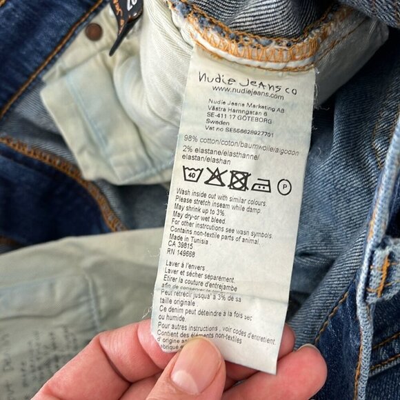 Classic Denim Slim Straight Jeans for Men - Picture 13 of 13